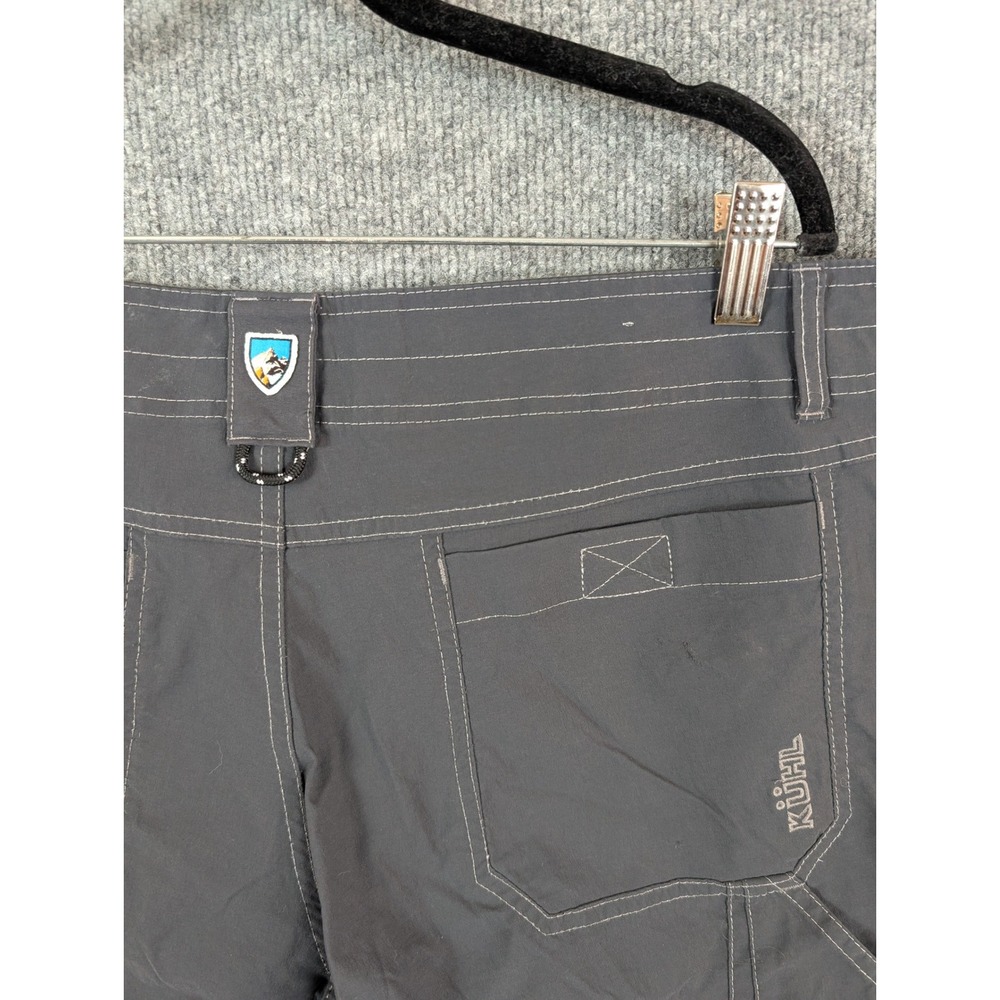 Kuhl Mens Charcoal Gray Nylon Blend Stretch Hiking Cargo Shorts Sz 35 - Picture 3 of 10